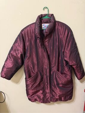Winter club vintage 1980s Ski Jacket Medium Euc Classic Chic Expensive Fancy